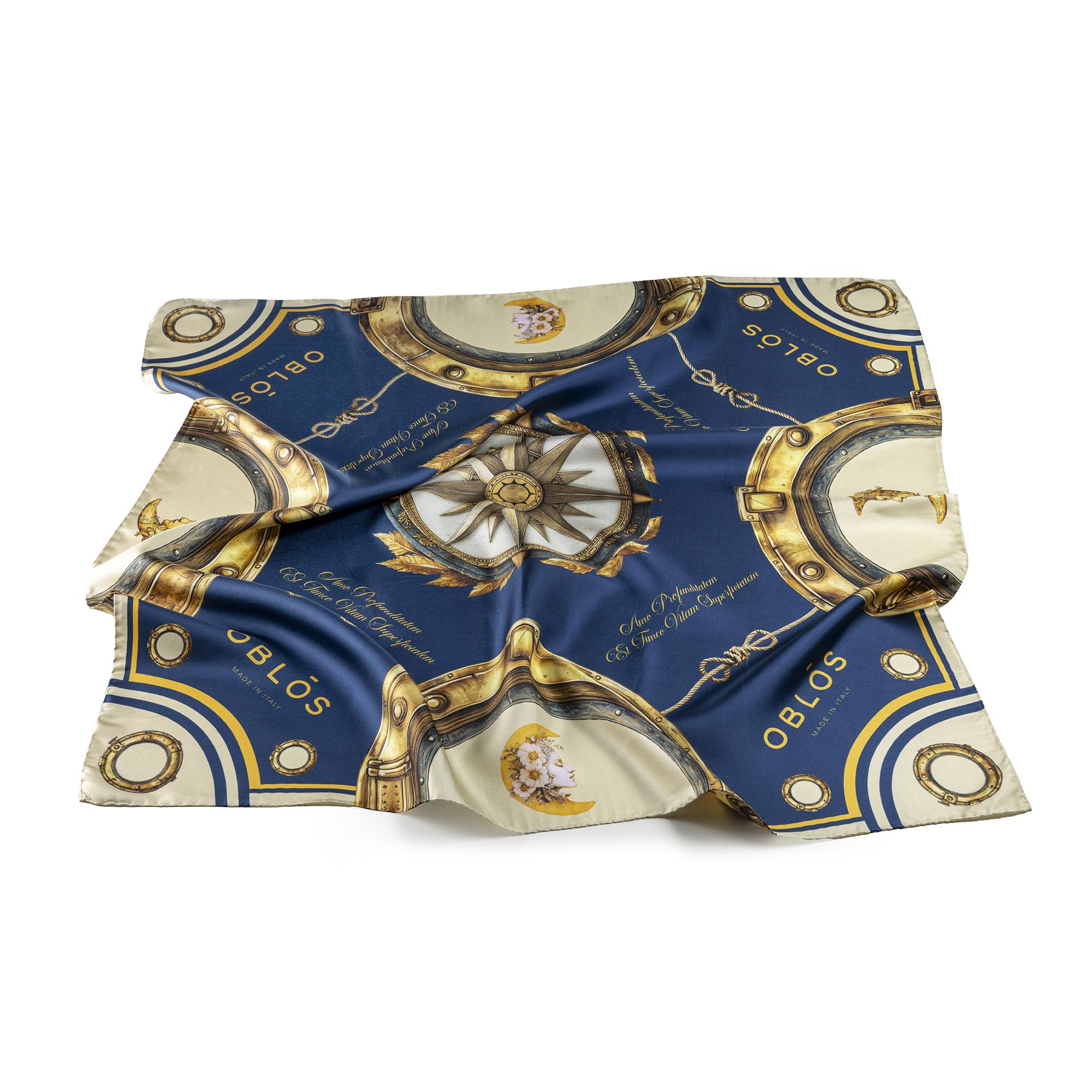 “ Dea Profundi elengantiae “  - Collection  Carré  square in pure silk 90 X 90